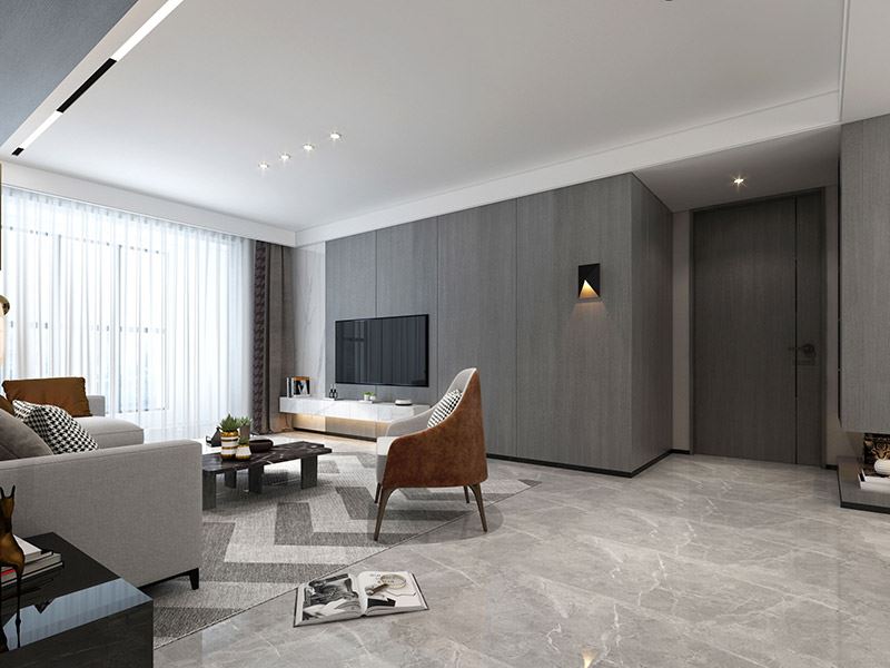 河源市霸王花&middot;麗江花園現(xiàn)代簡(jiǎn)約風(fēng)格三居室裝修案例