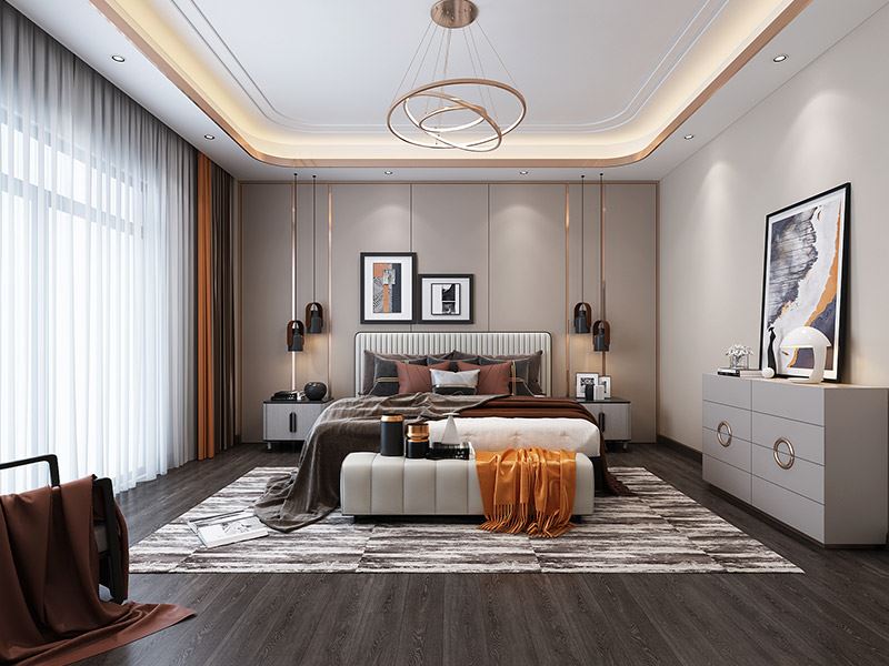 楚雄彝族自治州碧桂園(元謀)輕奢風格別墅裝修案例