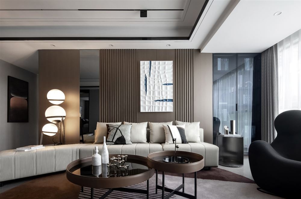 江門市碧華園現(xiàn)代風(fēng)格三居室裝修案例