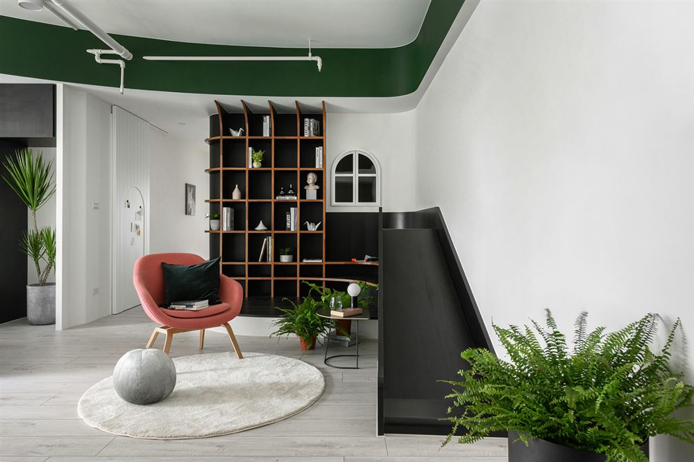 江門市長福街住宅樓歐式風格三居室裝修案例