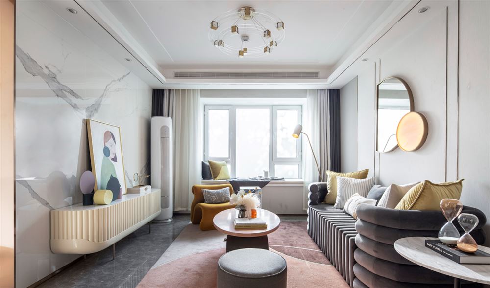 佛山市泰豐千璽灣現(xiàn)代簡約風(fēng)格三居室裝修案例