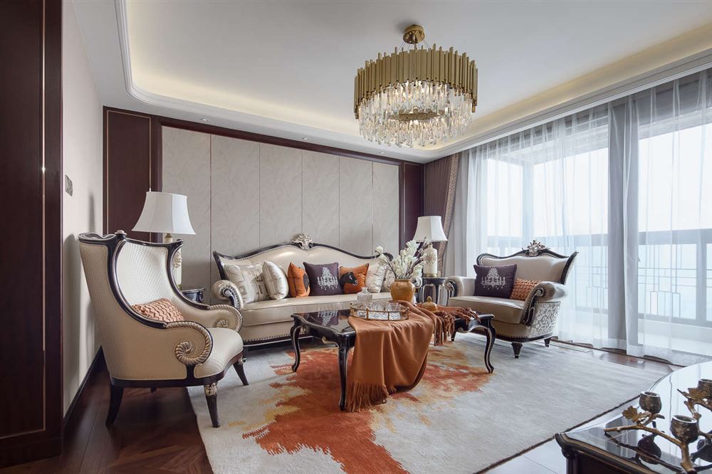 廣州市時(shí)代天韻歐式風(fēng)格四居室裝修案例