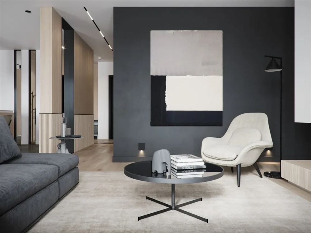 廣州市品實(shí)云湖花城現(xiàn)代簡(jiǎn)約風(fēng)格三居室裝修案例