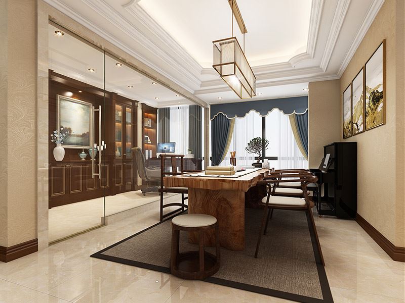 佛山市招商城市主場現(xiàn)代簡約風(fēng)格平層裝修案例