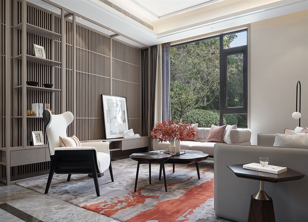 佛山市綠地&middot;拾野川新中式風(fēng)格別墅裝修案例