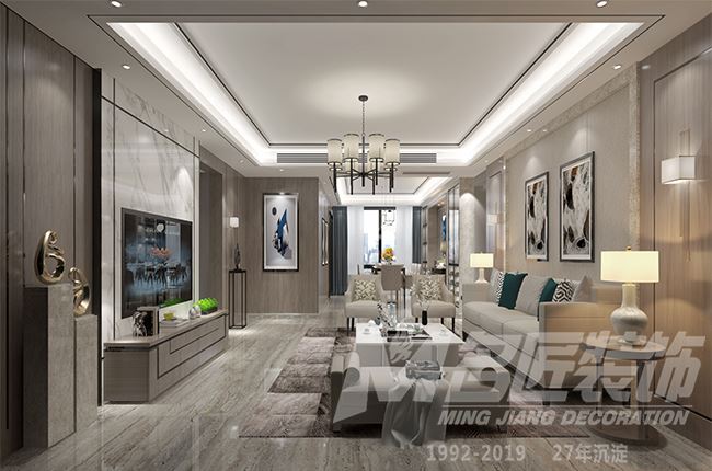 佛山市建發(fā)&middot;融創(chuàng)&middot;雅居樂丨和璽輕奢風(fēng)格三居室裝修案例