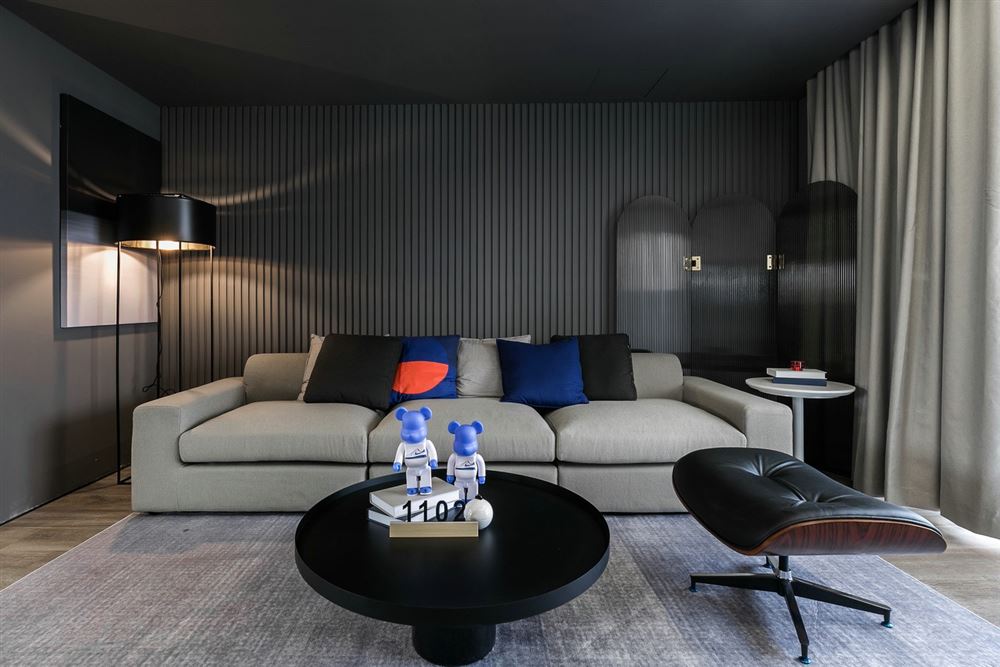 江門市朝陽新村現(xiàn)代簡約風(fēng)格三居室裝修案例