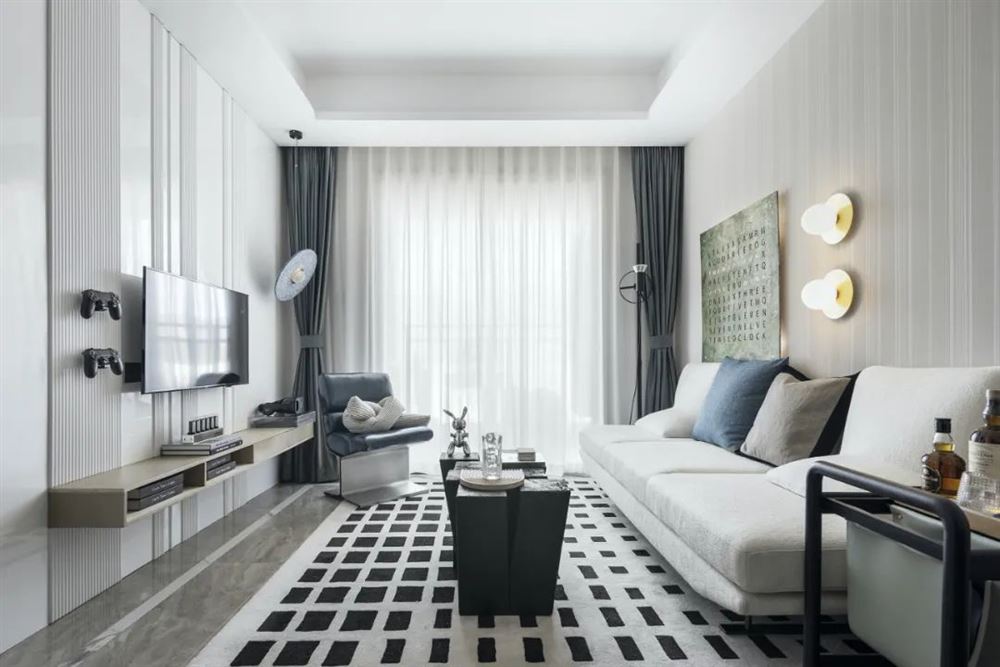 江門市百富園現(xiàn)代簡約風(fēng)格二居室裝修案例