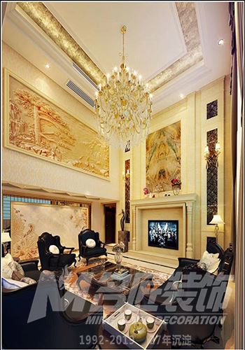 佛山市招商曦岸歐式風格三居室裝修案例