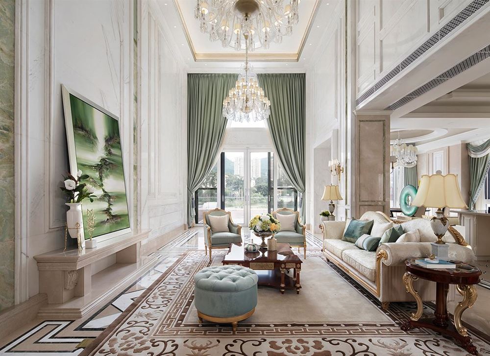 佛山市旭輝雅居樂清樾歐式風(fēng)格別墅裝修案例