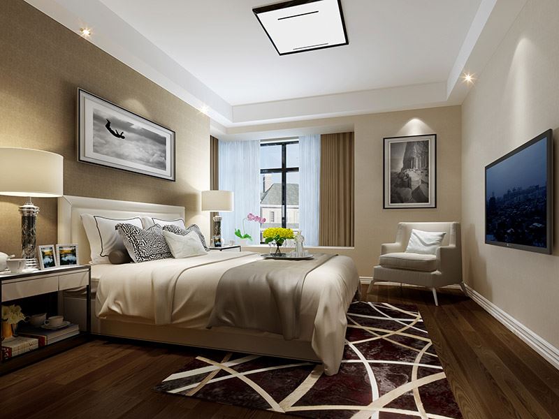 河源市得嘉花園現(xiàn)代簡約風(fēng)格三居室裝修案例