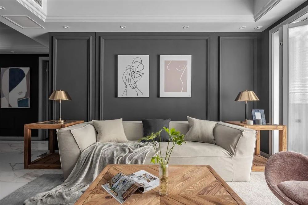 曲靖市麟翠苑輕奢風(fēng)格三居室裝修案例