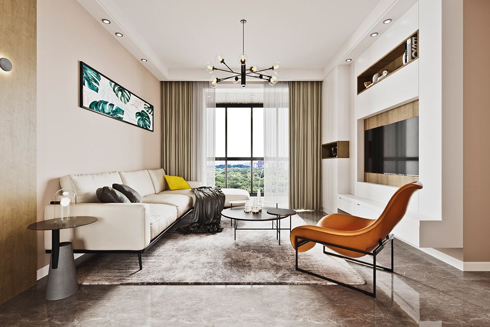 臺(tái)州市北門街機(jī)關(guān)邊北歐風(fēng)格二居室裝修案例