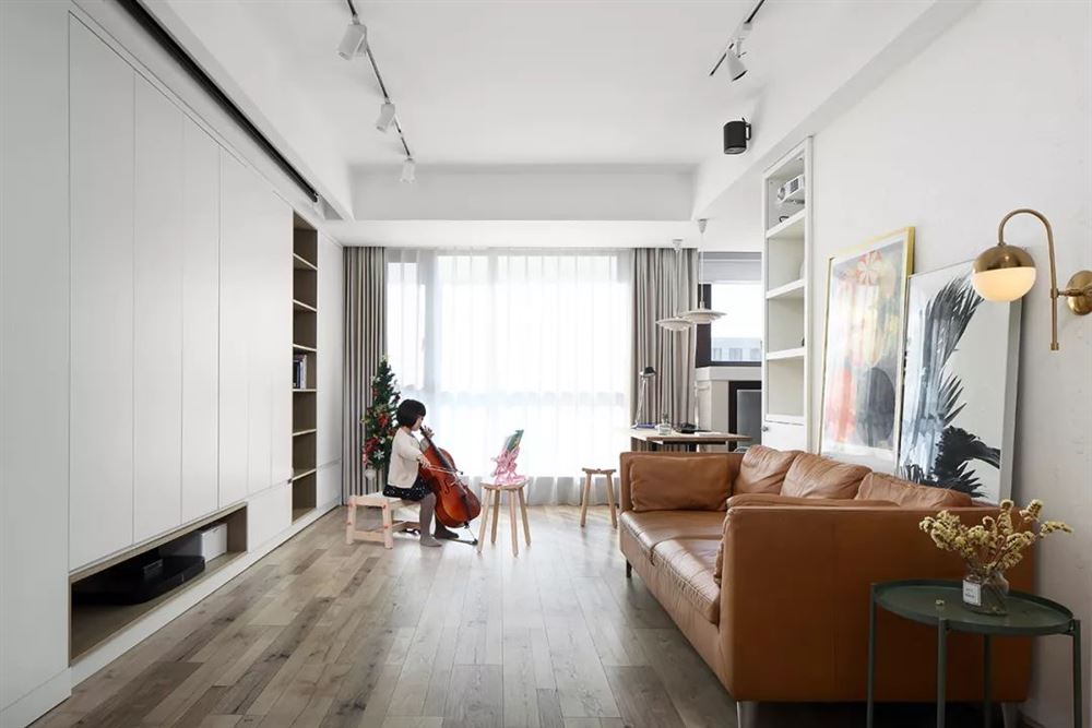 廣州市中?？党潜睔W風格三居室裝修案例