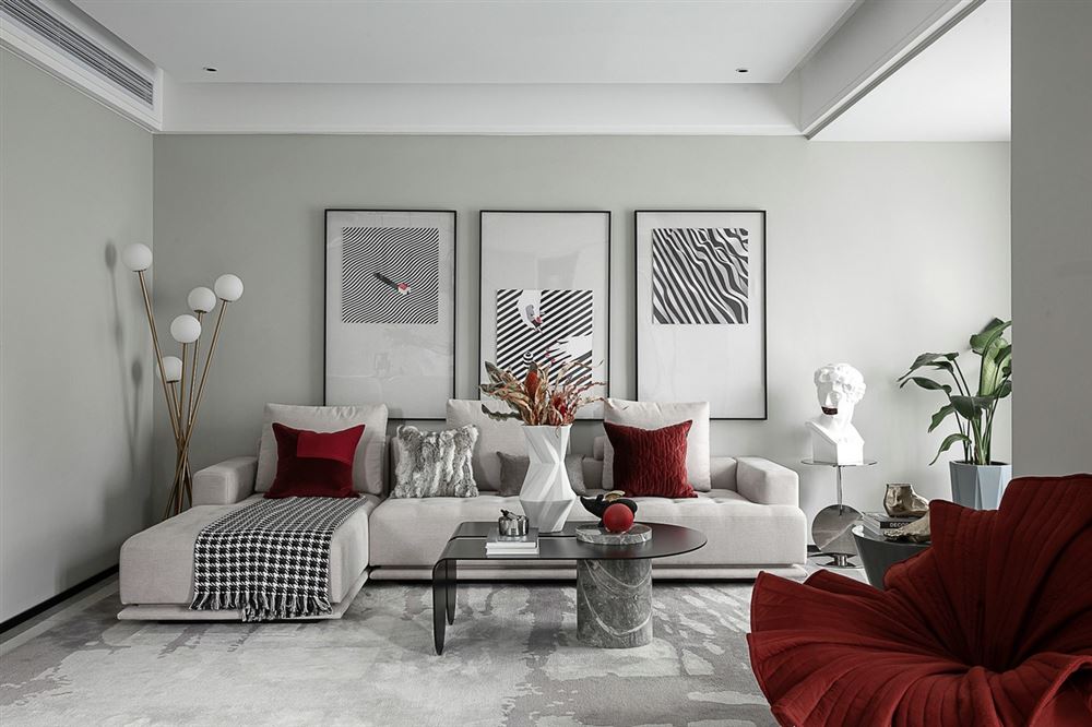 江門市寶麗花園現(xiàn)代簡(jiǎn)約風(fēng)格三居室裝修案例