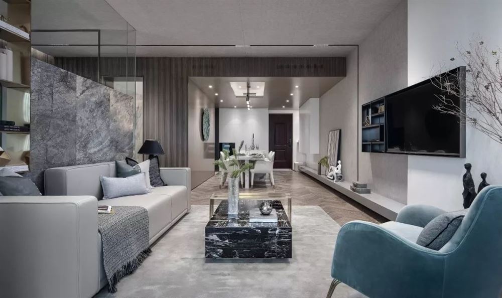 佛山市保利和悅濱江現(xiàn)代簡(jiǎn)約風(fēng)格四居室裝修案例