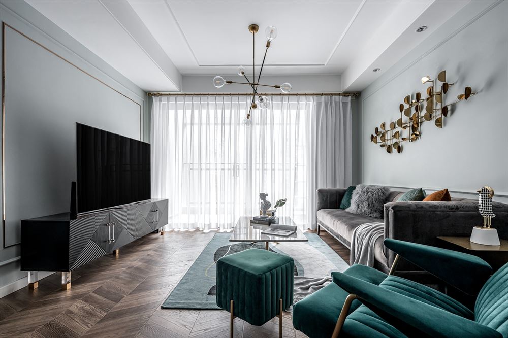 江門市富都新村北歐風格三居室裝修案例