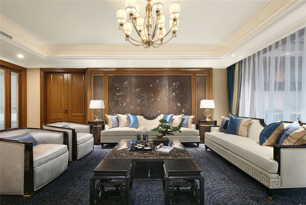 楚雄彝族自治州碧桂園(元謀)新中式風格平層裝修案例