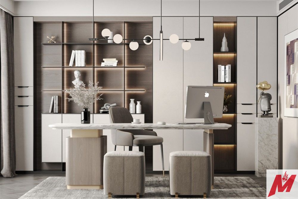 江門市潮連聚龍新村輕奢風格四居室裝修案例