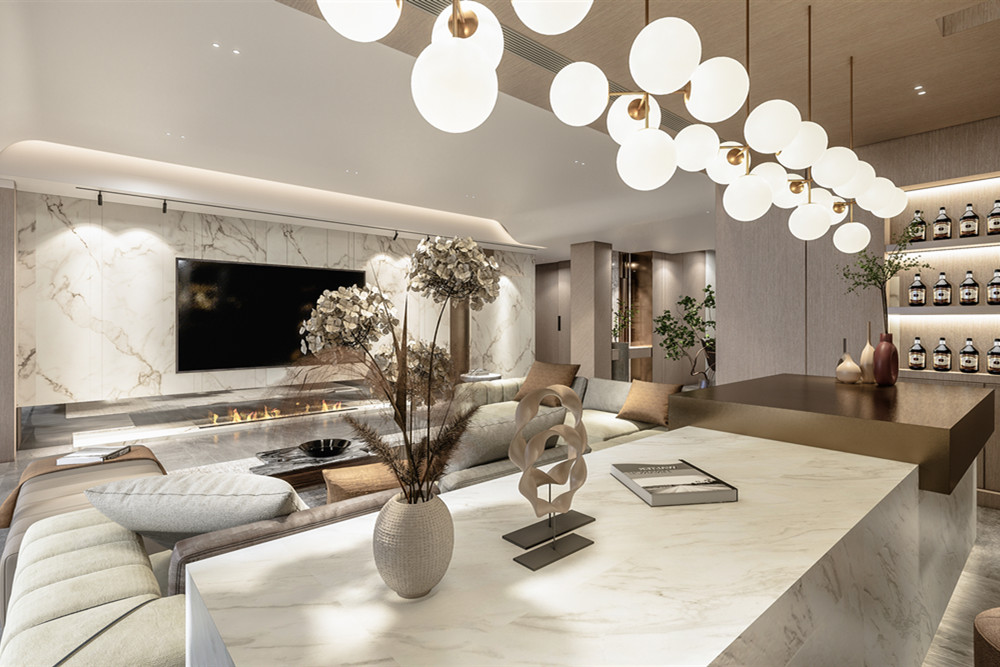 汕頭市旭盛園現(xiàn)代簡約風(fēng)格四居室裝修案例