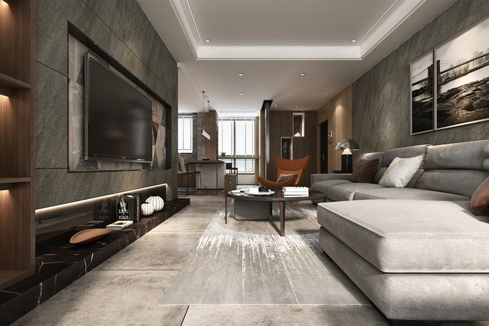 中山市健康花城現(xiàn)代簡(jiǎn)約風(fēng)格四居室裝修案例