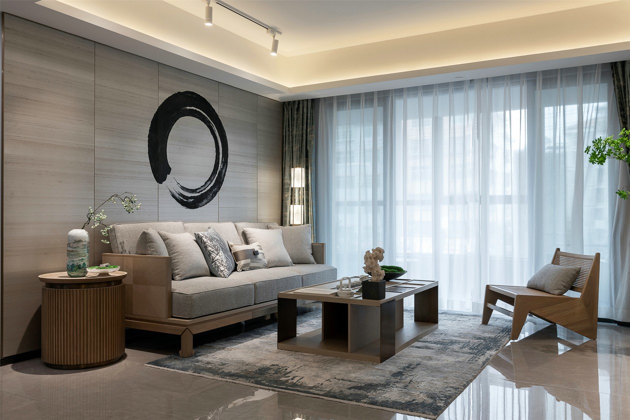 廣州市中海康城現(xiàn)代簡約風格三居室裝修案例