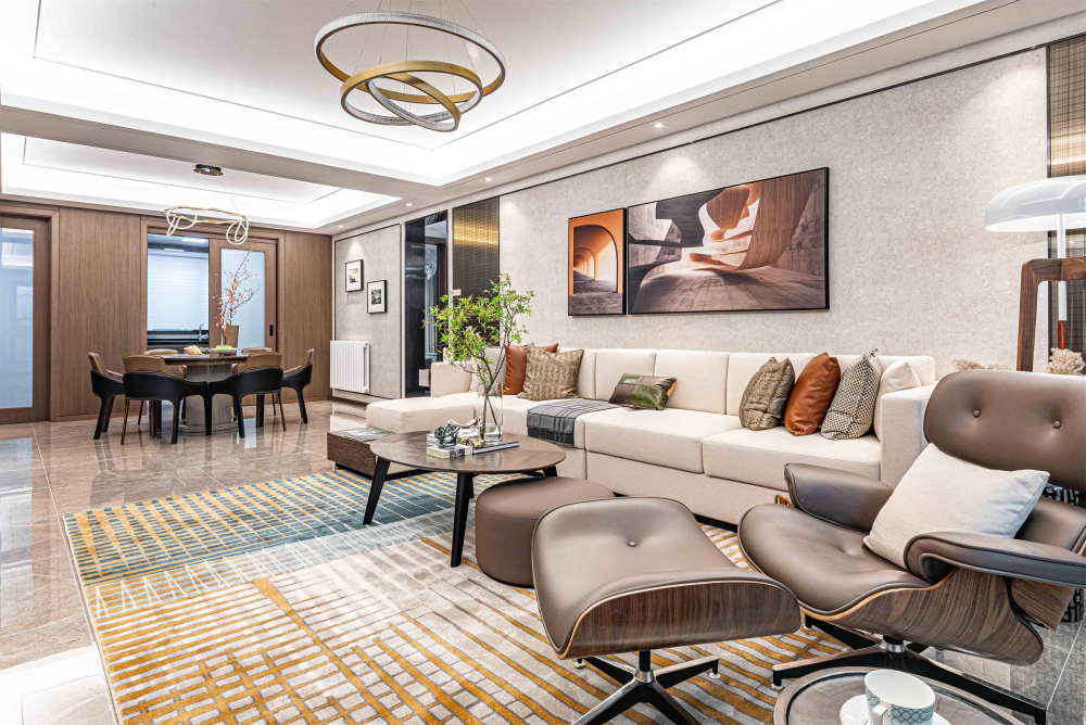 廣州市匯景新城新中式風(fēng)格四居室裝修案例