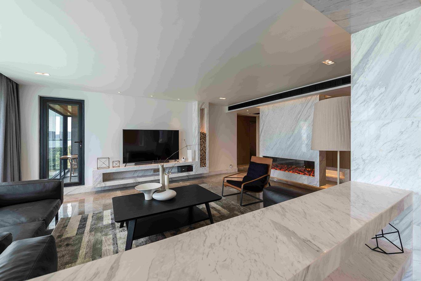 廣州市豪利花園現(xiàn)代簡(jiǎn)約風(fēng)格三居室裝修案例