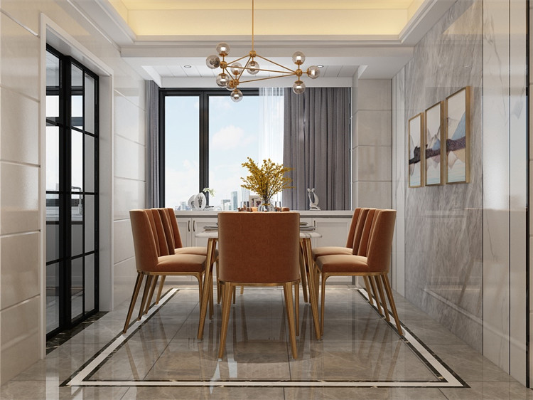 廣州市中?；ǔ菫超F(xiàn)代簡約風格五居室裝修案例