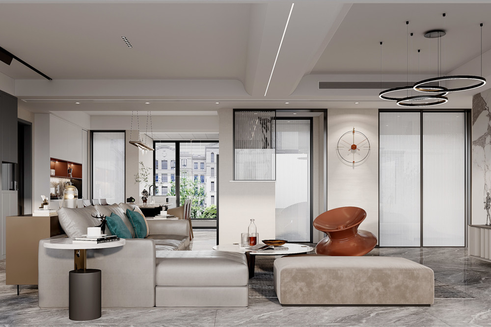 嘉興市海樾風(fēng)華現(xiàn)代簡約風(fēng)格三居室裝修案例