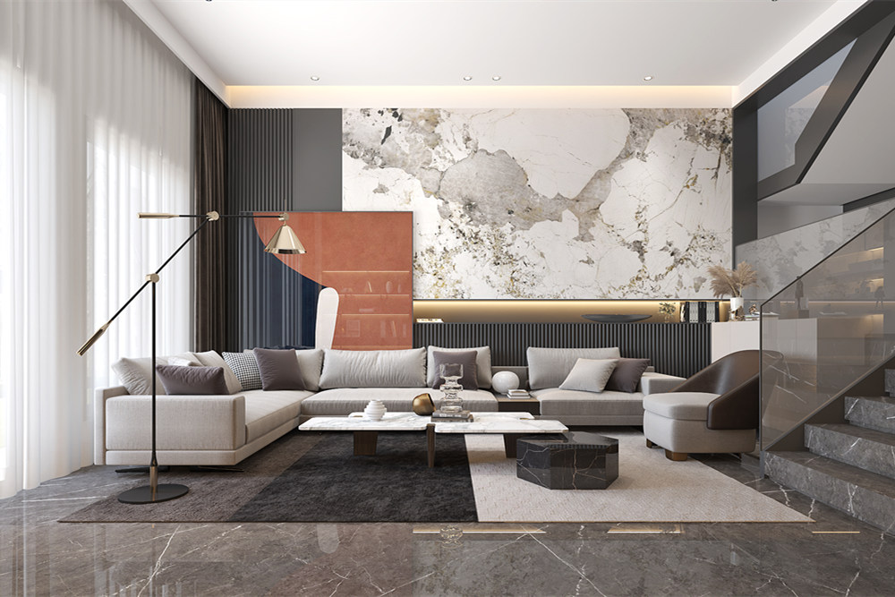 連云港市嘉泰城市花園現(xiàn)代簡約風(fēng)格復(fù)式裝修案例