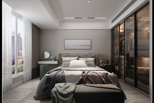 玉林市金灣名城現(xiàn)代簡(jiǎn)約風(fēng)格三居室裝修案例
