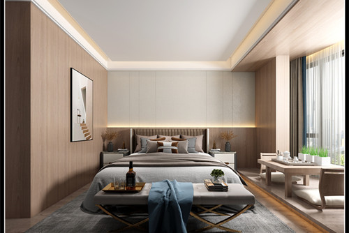 玉林市金灣名城現(xiàn)代簡(jiǎn)約風(fēng)格三居室裝修案例