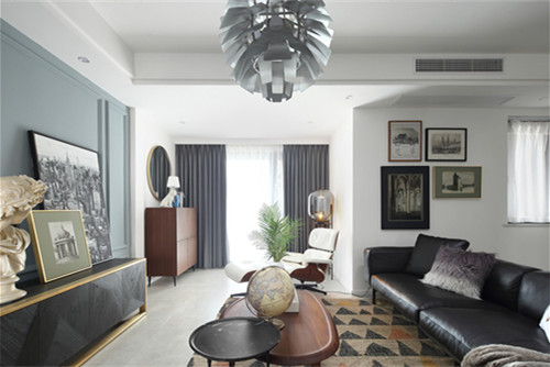 德陽市安康嘉苑現(xiàn)代簡約風(fēng)格三居室裝修案例