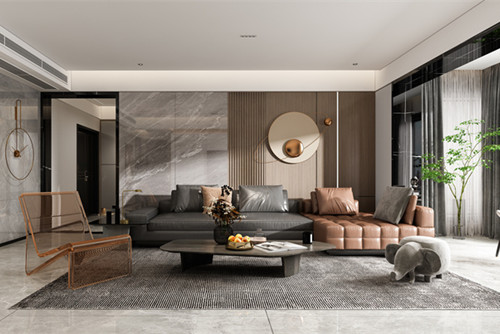 潮州市安居樓現(xiàn)代簡約風格別墅裝修案例