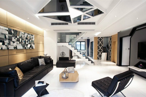 陽江市建華翡翠城現(xiàn)代簡約風格三居室裝修案例