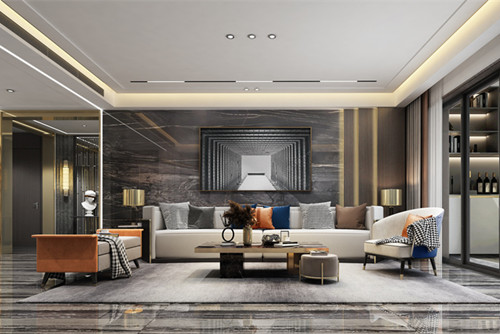 海口市成信景苑輕奢風(fēng)格平層裝修案例