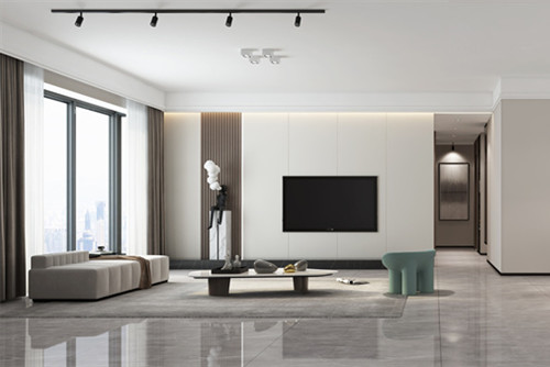 ?？谑斜＠醒牒０冬F(xiàn)代簡約風(fēng)格三居室裝修案例