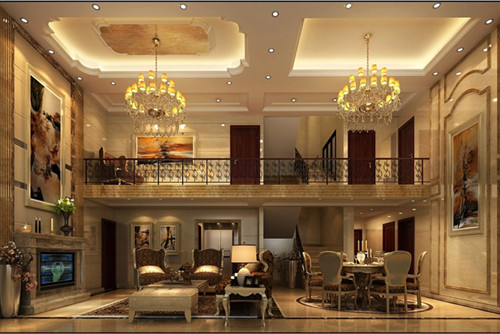 海口201-300平米歐式風(fēng)格觀瀾湖官邸裝修設(shè)計(jì)案例