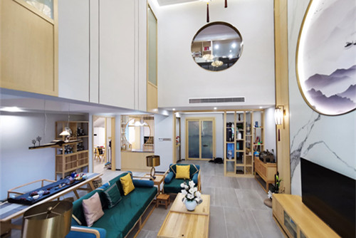 ?？?01-300平米新中式風格室內(nèi)裝修設(shè)計案例