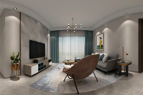 惠州市碧桂園十里銀灘現(xiàn)代簡約風(fēng)格三居室裝修案例