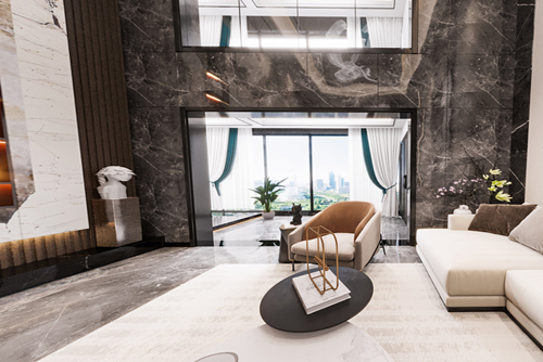 潮州市邦妮花園現(xiàn)代風(fēng)格別墅裝修案例