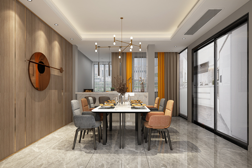 江門市江海怡景灣現(xiàn)代風(fēng)格四居室裝修案例