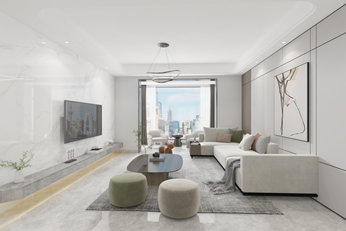 江門(mén)市名門(mén)壹號(hào)現(xiàn)代簡(jiǎn)約風(fēng)格復(fù)式裝修案例