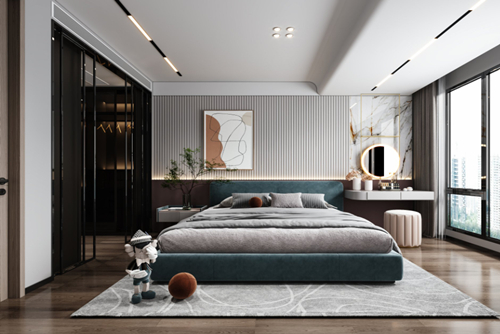 衢州市德信&middot;望宸現(xiàn)代風(fēng)格四居室裝修案例