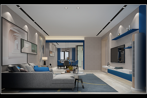 衢州市濱江&middot;春江月現(xiàn)代簡約風(fēng)格四居室裝修案例