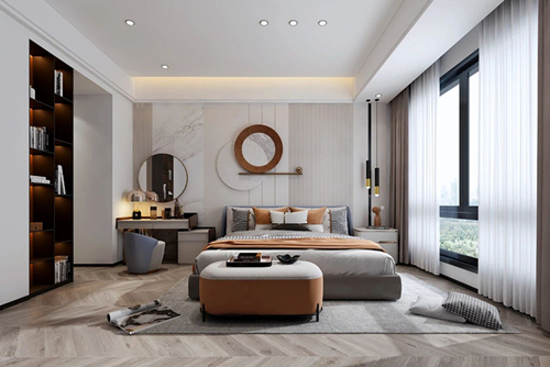 福州市龍湖景粼天著現(xiàn)代風(fēng)格三居室裝修案例