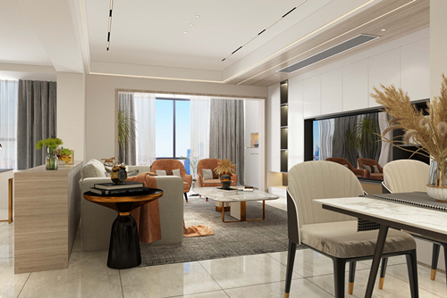 廣州市東方新世界現(xiàn)代簡(jiǎn)約風(fēng)格三居室裝修案例