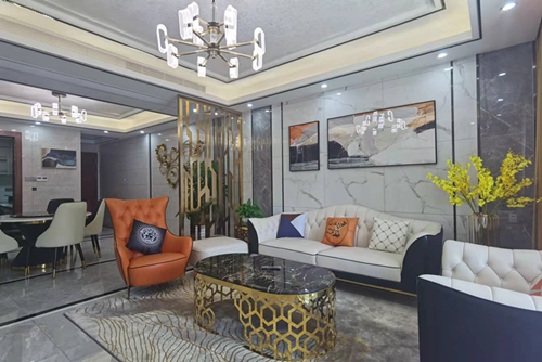 河源市東江灣&middot;名門世家現(xiàn)代風格平層裝修案例