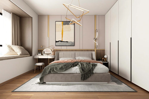 廣州市遠洋招商保利東灣現(xiàn)代簡約風格復式裝修案例